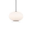 Illusion 16 in. LED Pendant Light 2700K Black finish Discount