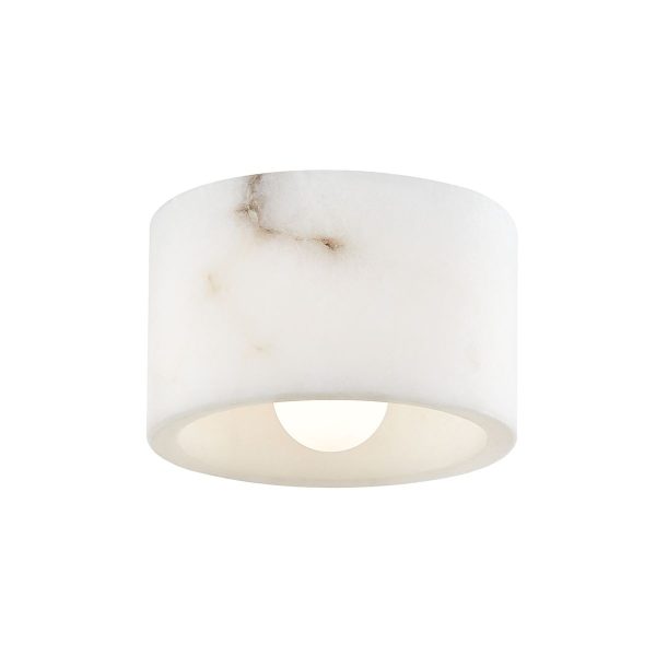 Loris 6 in. LED Flush Mount Light White Finish on Sale