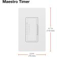 Maestro Timer Switch 60-Minute Countdown 150-Watts 5-Amp Single Pole Multi-Location Black Fashion