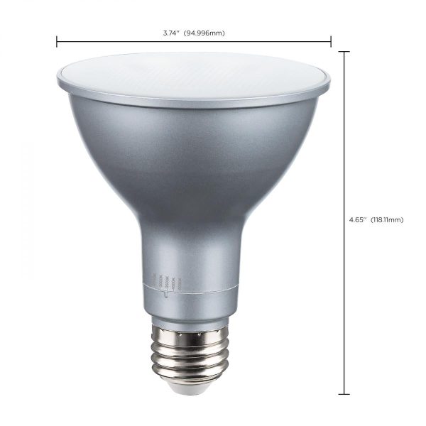 PAR30 Long Neck LED Bulb, 15W, 1800 Lumens, 27K|30K|40K|50K, E26 Base, 40° Flood, 120V Online