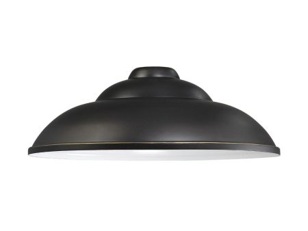 RLM 18 in. Path Light Shade Oil Rubbed Bronze & matte Gold finish Online