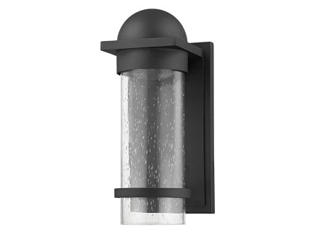 NERO 10 in. LED Outdoor Wall Sconce Textured Black Finish Cheap