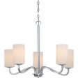 Willow 27 in. 5 Lights Chandelier Nickel Finish on Sale