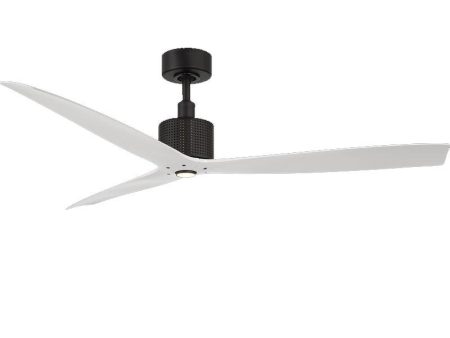 Spinster 60 Inch Black and White Wet Rated Smart LED Ceiling Fan Sale