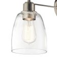 Meller 24 In 3-Lights Bathroom Vanity Light, Brushed Nickel Finish Hot on Sale