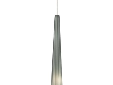 Zenith Small Halogen Pendant Light MO Smoke Glass Bronze Finish Sale