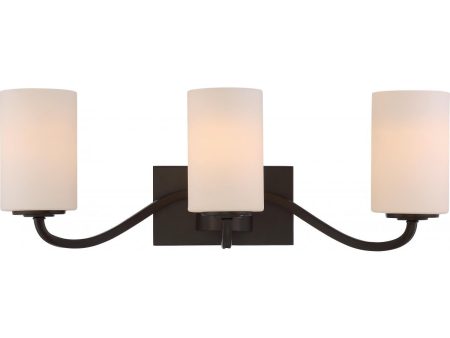 Willow 23 in. 3 Lights Vanity Light Bronze Finish For Sale