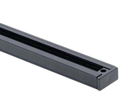 2 Ft. Track Rail One Circuit, Halo, Black Finish For Discount