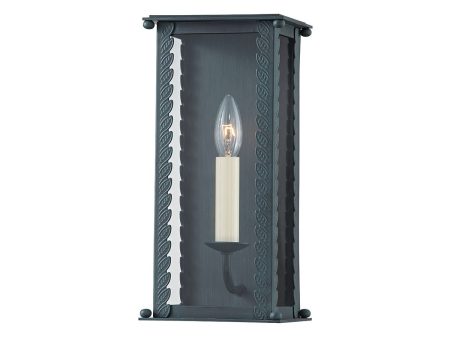 ZUMA 13 in. Outdoor Wall Sconce Gray Finish Online now