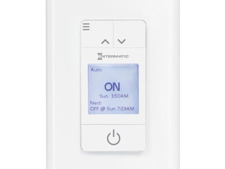 Ascend 15 Amp 7-Days Programmable In-Wall Timer, White For Cheap