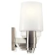 Adani 30 In 4-Lights Bathroom Vanity Light With Opal Glass, Brushed Finish Online Sale