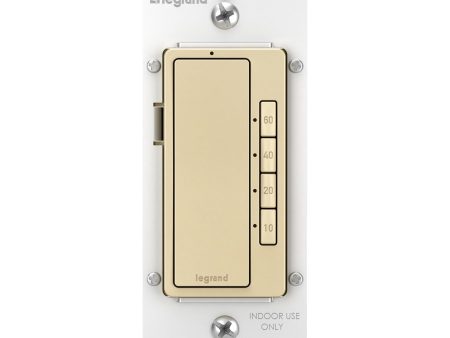 radiant 4-Button Countdown Digital Timer, 10-60 minutes, 120V, Ivory on Sale