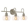 Laney 3 Lights 24 In. Vanity Light Satin Nickel Finish Online