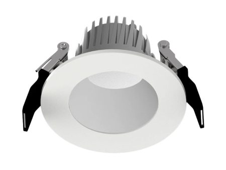 4 Inch Deep Regress LED Commercial Downlight, 8W|10W|11W, 700 Lumens, Selectable CCT, Matte Silver Finish Online Hot Sale