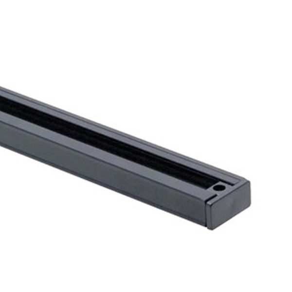 4 Ft. Track Rail One Circuit, Halo, Black Finish For Cheap