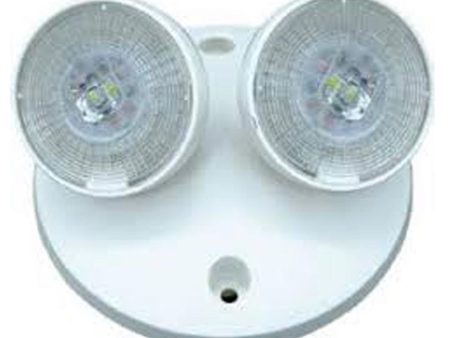 LED Remote Emergency Light, Double Lamps, Fully Adjustable, White Online now