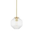 Bennett 10 in. Pendant Light Brass Finish Hot on Sale