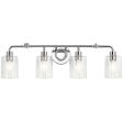 Gunnison 34 In 4-Lights Bathroom Vanity Light, Chrome Finish Cheap