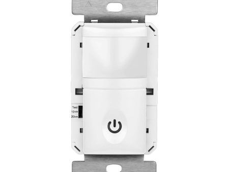 PIR 180° Vacancy Motion Sensor Wall Switch, 500 Watts, 120V, White Online