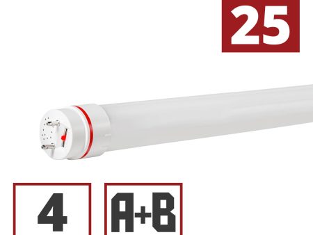 4ft LED T8 Tube, 13 Watts, 2000 Lumens, 3000K to 6500K, Type A+B, Single|Dual End Discount