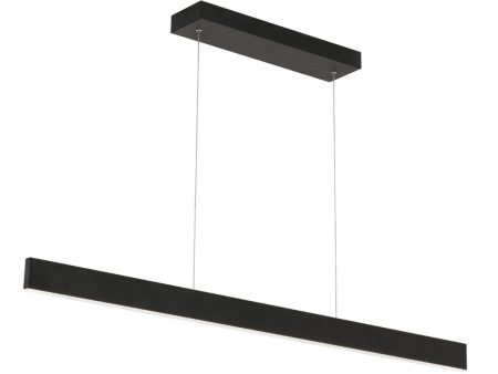 Stealth 46 in. LED Pendant Light Selectable CCT 120-277V Black Finish Online Hot Sale