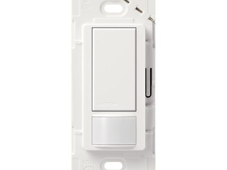 Maestro PIR 180° Occupancy|Vacancy Sensor Wall Switch, 3-Way or Multi-Location, 5 Amps, 120V, White For Discount