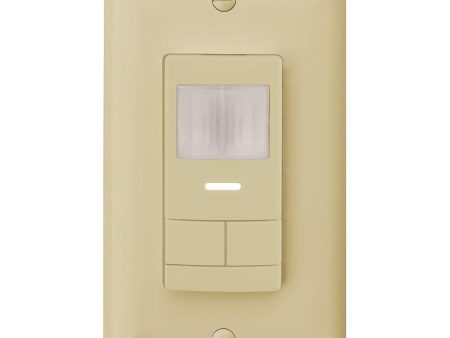 Dual Detection Occupancy Two Pole In-Wall Switch, Ivory For Discount