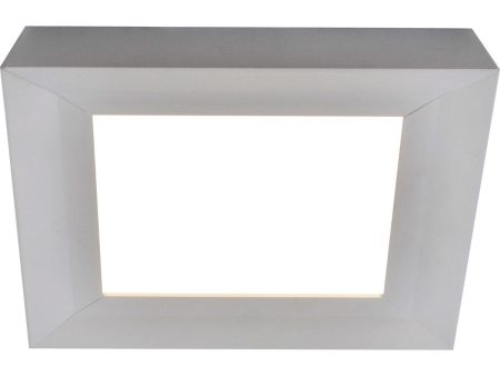 Zurich 15 in. LED Flush Mount Nickel finish Online Hot Sale