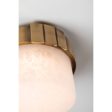 Beckett 6 in. LED Flush Mount Light Brass Finish Discount