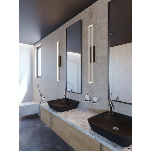 Zola 36 in. LED Bath Bar Black finish on Sale