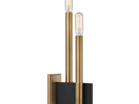 Abrams 13 in. Armed Sconce Brass finish For Cheap