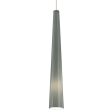 Zenith 4 in. Halogen Pendant Light FJ Smoke Glass Chrome Finish Fashion