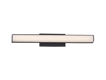 Brink 18 in. LED Bath Bar 910 Lumens 2700K Black Finish For Cheap