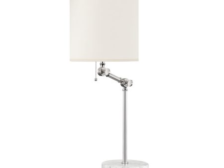 Essex Table Lamp Marble Base and Polished Nickel Finish Online Hot Sale