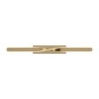 Twist 36 In. LED Bath Bar Satin Brass Finish Online