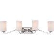 Willow 34 in. 4 Lights Vanity Light Nickel Finish Cheap