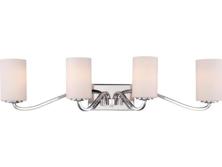 Willow 34 in. 4 Lights Vanity Light Nickel Finish Cheap