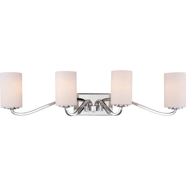 Willow 34 in. 4 Lights Vanity Light Nickel Finish Cheap