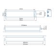 Emergency LED Driver, 8 Watts, 25-56V DC Output, 100-277VAC Supply