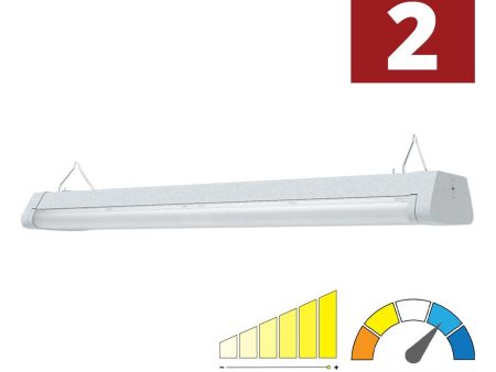 2ft LED Wrap Light, 3000 Lumens, 35K|40K|50K, Surface or Suspended Mount, 120-277V Sale