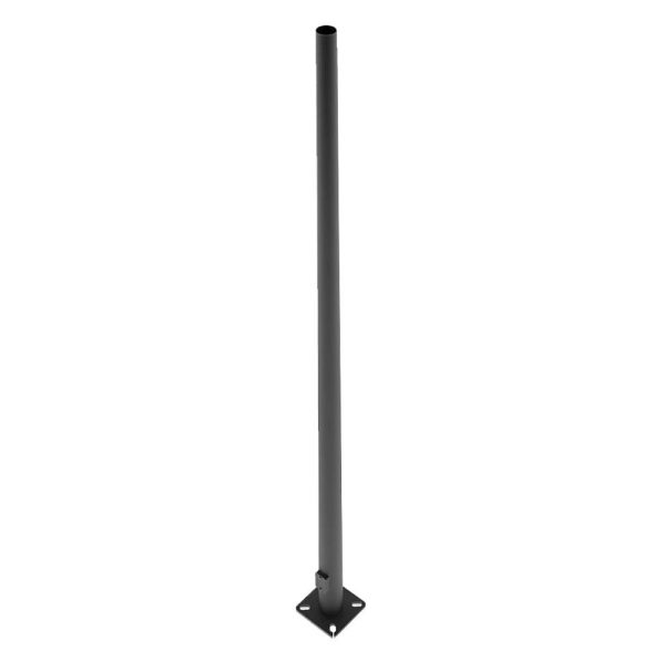 15 ft Light Pole With Base, 6 in Tapered Round Shaft, 11 Gauge Thickness, Drilled Tenon, Bronze Finish on Sale