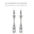 Monorail Remote Kit 300W Satin Nickel Finish Online Sale