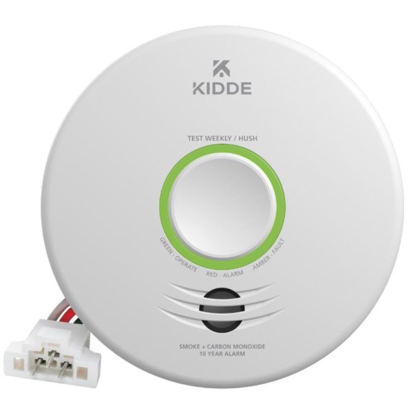 Smart Smoke and Carbon Monoxide Detector Hardwired 10-Year Lithium Backup Battery Hot on Sale