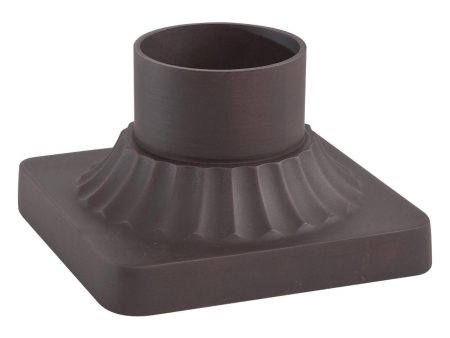 3.5 In. Aluminum Pier Mount Base Dorian Bronze Finish Cheap