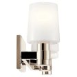 Adani 24 In 3-Lights Bathroom Vanity Light With Opal Glass, Polished Nickel Finish on Sale