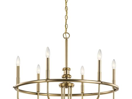 Capitol Hill 29  6-Light Chandelier 1-Tier, Classic Bronze Finish Online Sale