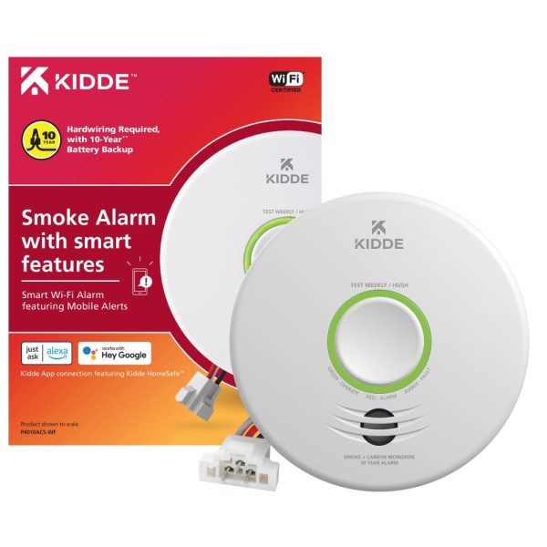 Smart Smoke Detector Hardwired 10-Year Lithium Backup Battery Online Hot Sale