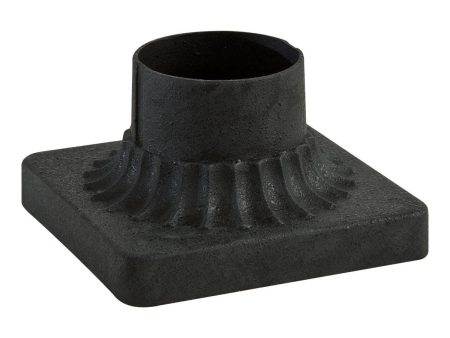 3.5 In. Aluminum Pier Mount Base Iron Finish Cheap