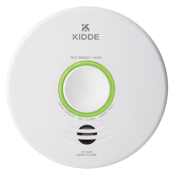 Smart Smoke Detector Hardwired 10-Year Lithium Backup Battery Online Hot Sale