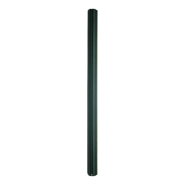 7 ft Light Pole with Photocell, Direct Burial, 3 in Round Aluminum Shaft, Black Finish Sale